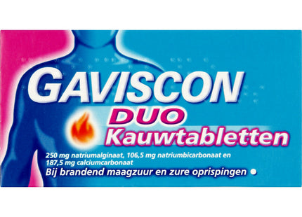 Gaviscon Duo kauwtabletten