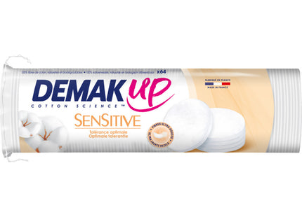 Demak'Up Sensitive around cotton pads