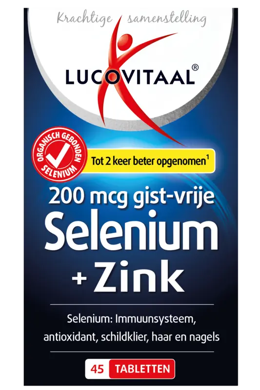 Lucovitaal Selenium + zink tabletten