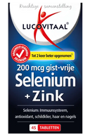 Lucovitaal Selenium + zink tabletten