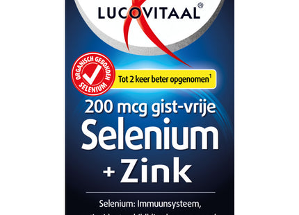 Lucovitaal Selenium + zinc tablets