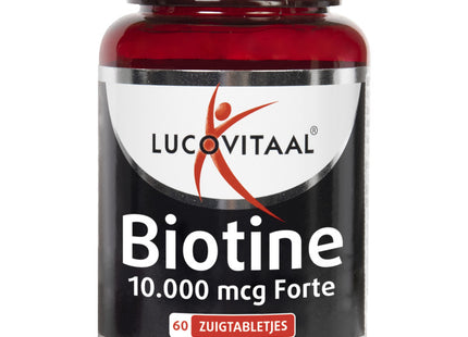 Lucovitaal Biotine 10000mcg forte zuigtabletten