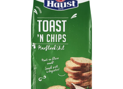 Haust Toast en chips knoflook