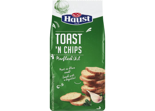Haust Toast en chips knoflook