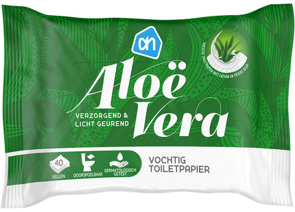 Moist toilet paper alo vera