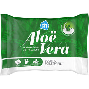 Vochtig toiletpapier alo vera