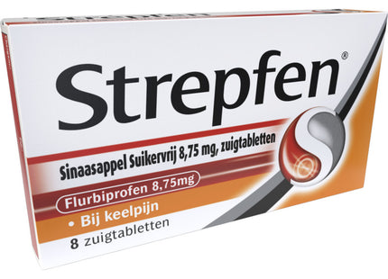 Strepfen Sinaasappel zuigtabletten