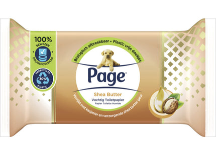 Page Shea butter vochtig toiletpapier