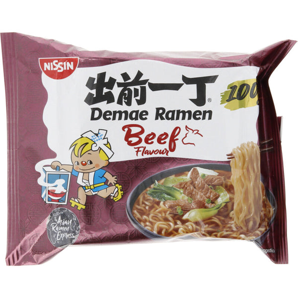Nissin Demae ramen beef