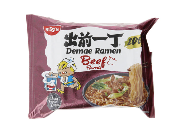 Nissin Demae ramen beef