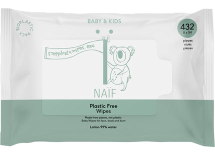 Naïf Plastic free wipes