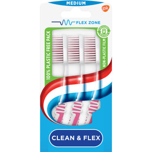Aquafresh Clean & flex medium tandenborstel