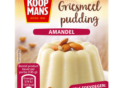 Koopmans Griesmeelpudding amandel