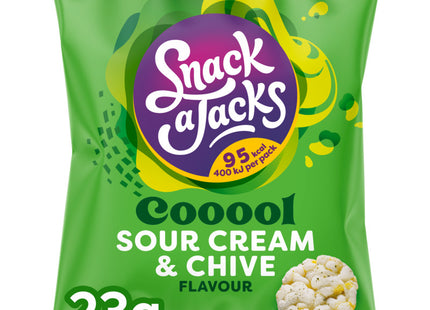 Snack a Jacks Crispies sour cream & chive