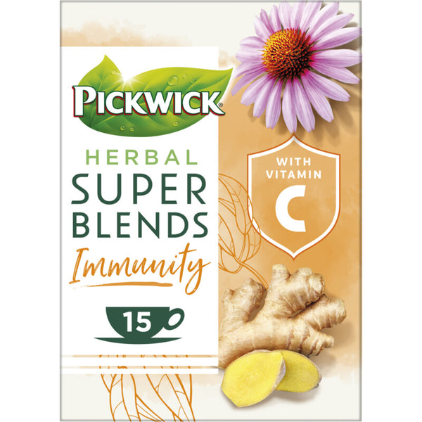 Pickwick Herbal super blends immunity kruidenthee