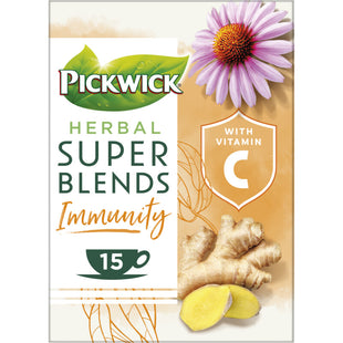 Pickwick Herbal super blends immunity kruidenthee