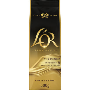 L'OR Crema absolu classique coffee beans