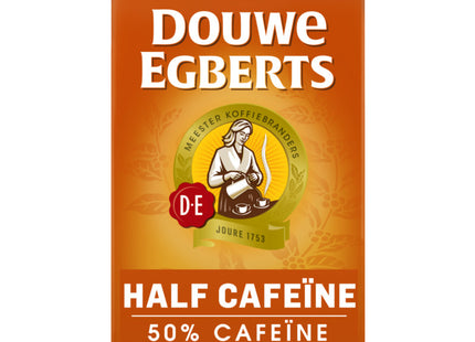 Douwe Egberts Half cafeine snelfiltermaling
