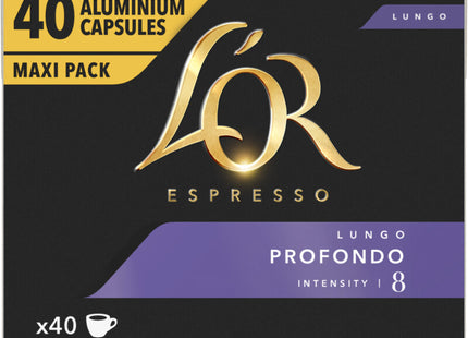 L'OR Lungo profondo capsules maxi pack