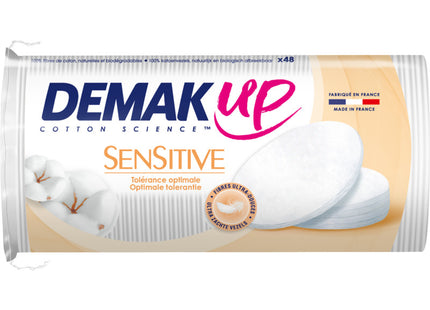 Demak'Up Sensitive oval cotton pads