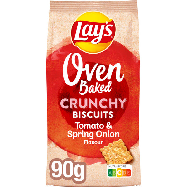 Lay's Oven baked crunchy biscuits tomato onion