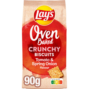 Lay's Oven baked crunchy biscuits tomato onion