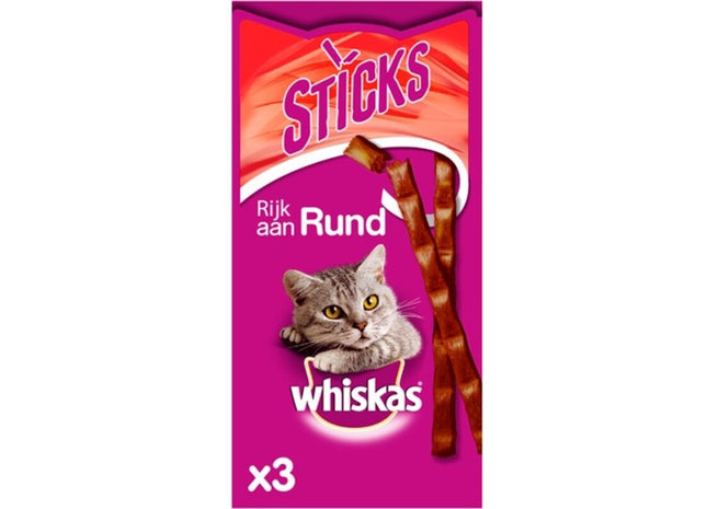 Whiskas Sticks Rindfleisch-Katzensnacks