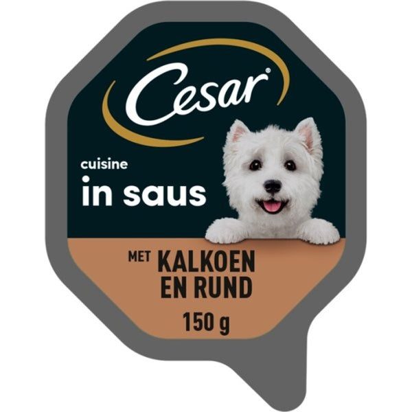 Cesar Küche mit Pute & Rind in Soße