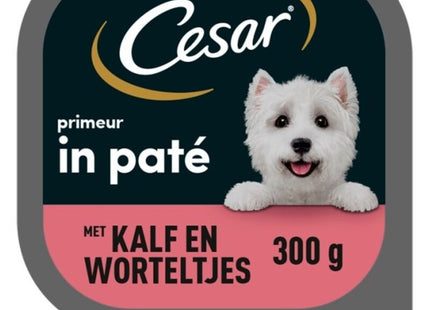 Cesar Primeur in pat kalf en worteltjes