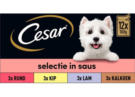 Cesar Meal-Beutel in Sauce für Hundefutter