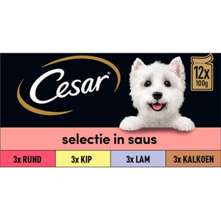 Cesar Meal-Beutel in Sauce für Hundefutter