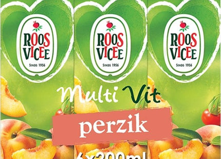 Roosvicee Multivit peach 6-pack