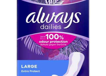 Always Protect long 0% perfume panty liner