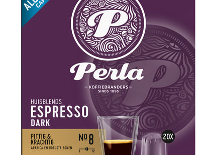 Perla Huisblends Espresso dark capsules  Dutchshopper