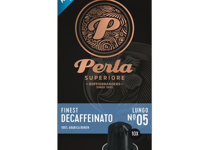 Perla Superiore Finest decaffeinato lungo capsules