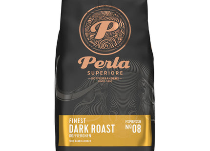 Perla Superiore Feinste dunkel geröstete Kaffeebohnen