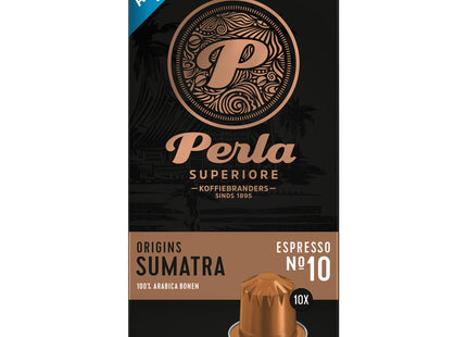 Perla Superiore Origins Sumatra espresso capsules