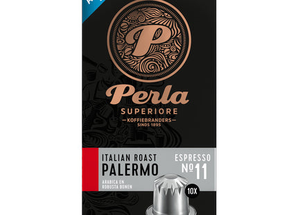 Perla Superiore Italian roast palermo espresso capsules