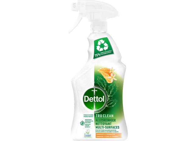 Dettol Spray tru clean mandarijn & lemon