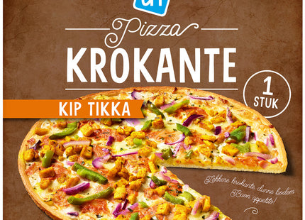 Crispy chicken tikka pizza