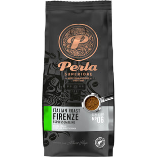 Perla Superiore Italian roast Firenze espressomaling