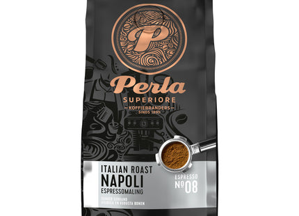 Perla Superiore Italian roast Napoli espressomaling  Dutchshopper