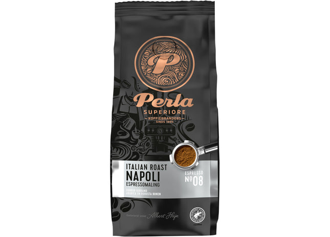 Perla Superiore italienischer gerösteter Napoli-Espresso gemahlen