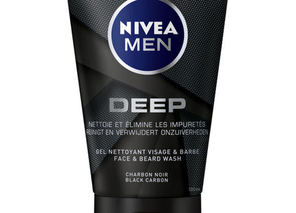 Nivea Men deep face & beard wash