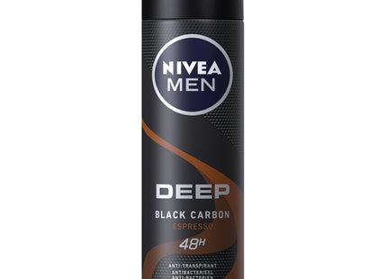 Nivea Men deep black carbon espresso spray
