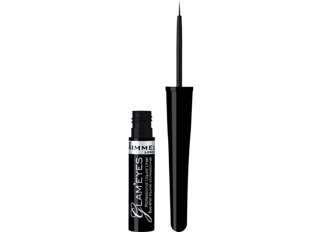 Rimmel London Glam'eyes professioneller Eyeliner schwarz