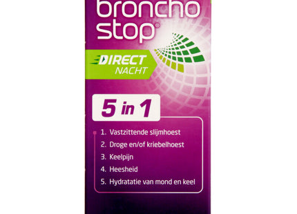 Bronchostop Direct nacht 5 in 1 hoestdrank