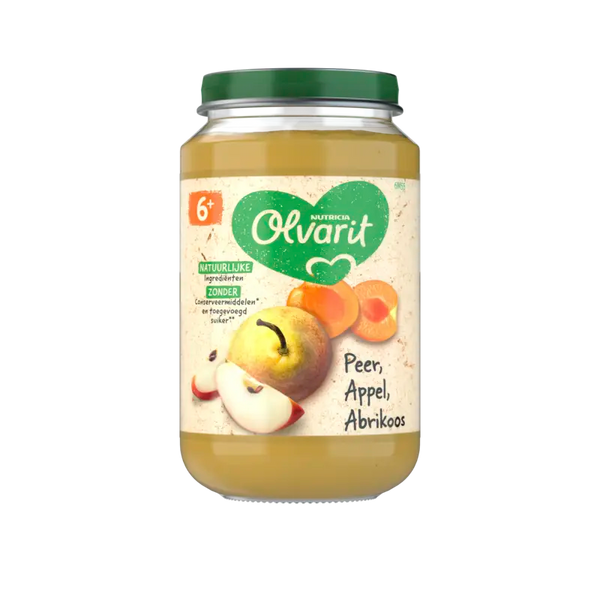 Olvarit Birne Apfel Aprikose 6m+