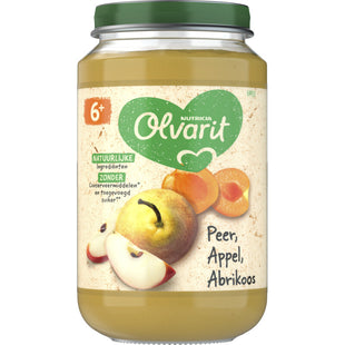 Olvarit Peer appel abrikoos 6m+