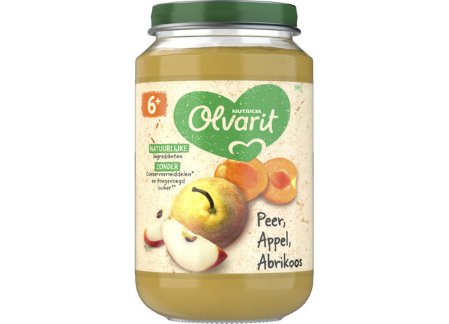 Olvarit Peer appel abrikoos 6m+